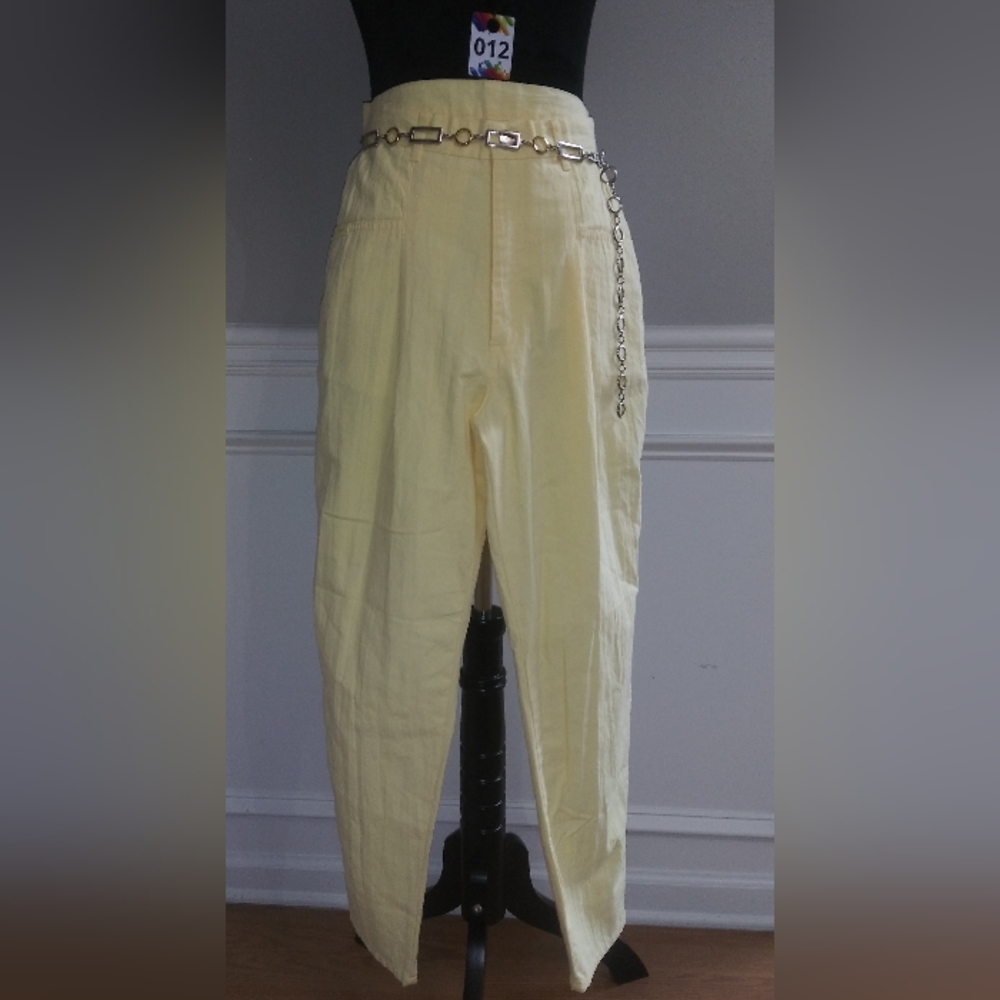 Vintage Yellow Gitano Pants-size 9/10